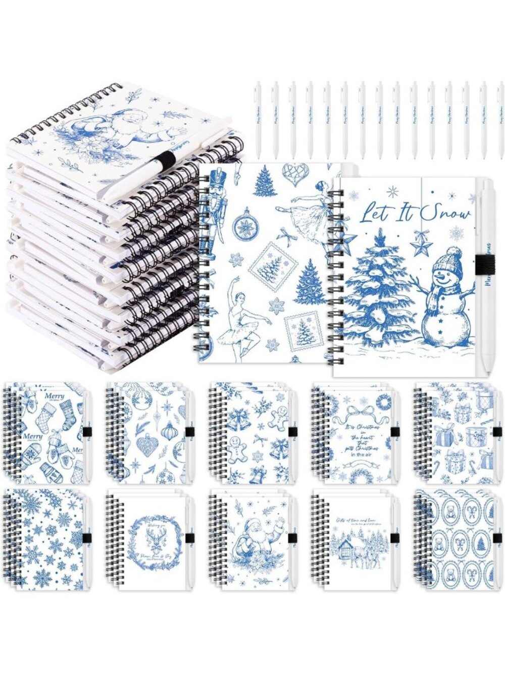 72 Pcs Inspirational Notebook & Pen Gift Set - Perfect for Xmas & Creative